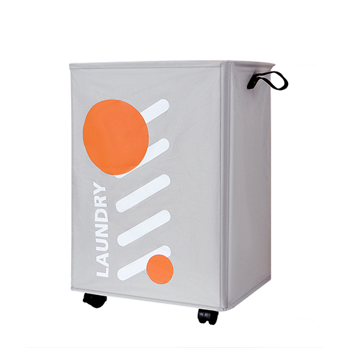 XL capacity Movable Collapsible Laundry hamper With Wheels customized